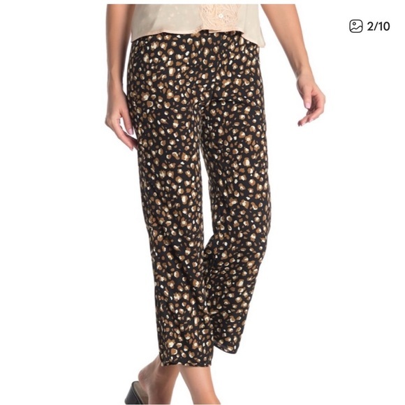 Dee Elly Pants - Stylish Black and Brown spot Women's Pants set
